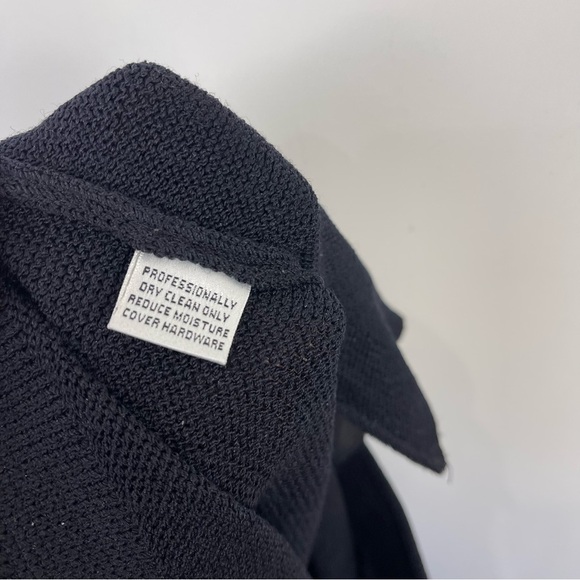 St. John Collection Santana Knit Pleated Wide Leg Pants High Rise Women's Size 8 - Picture 7 of 7